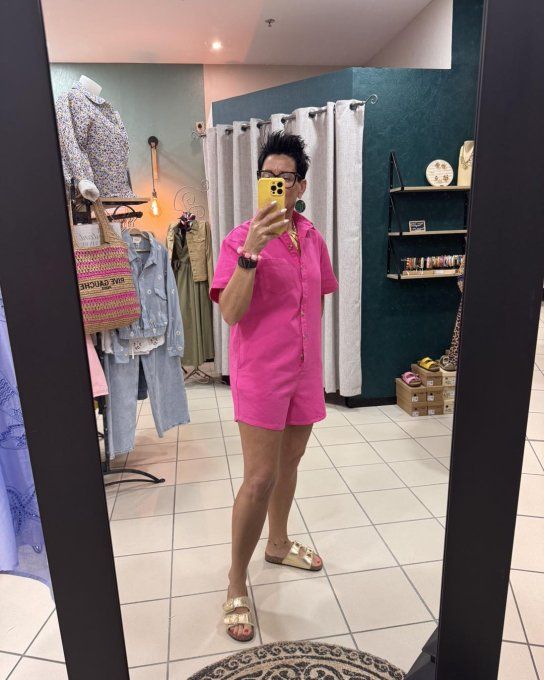 Combi-short Fuchsia
