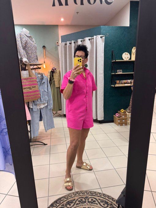 Combi-short Fuchsia