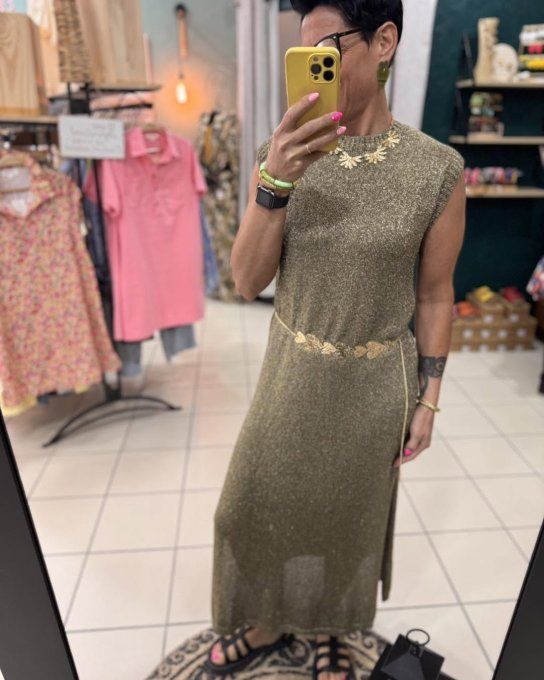 Robe Olga KaKi Gold