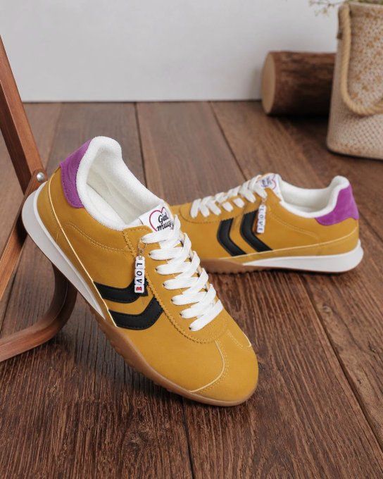 Baskets Sandro Yellow