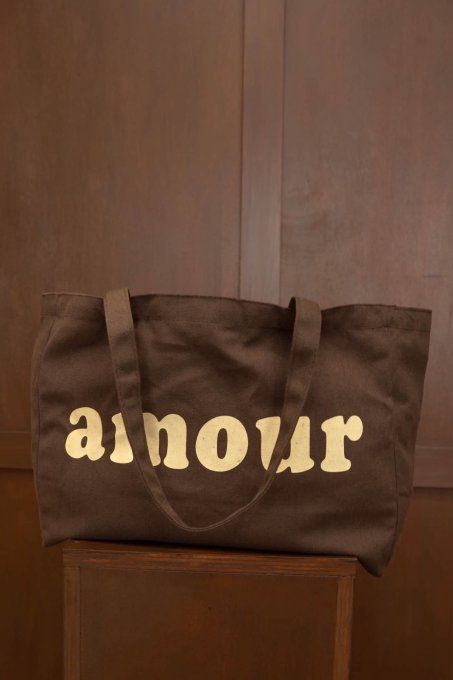 Tote bag Marron