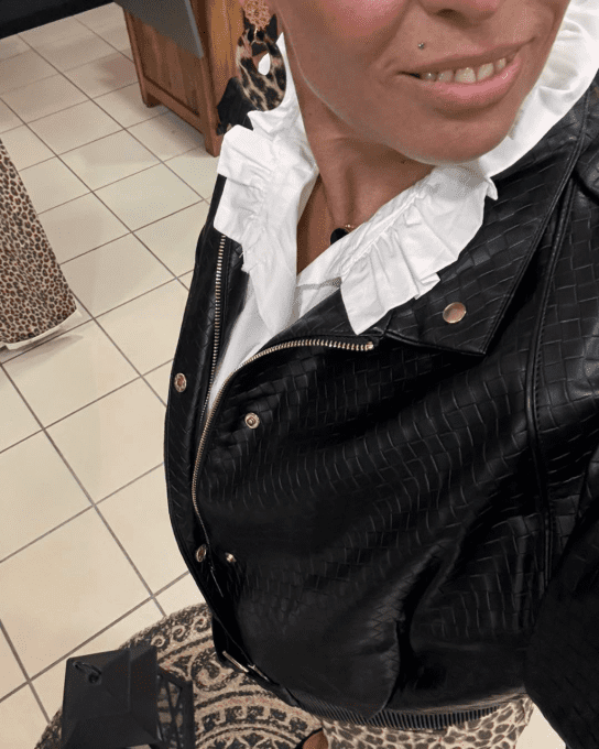 Bombers Simili Noir