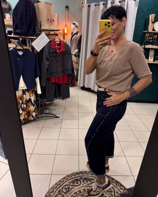 Pull AMOUR beige