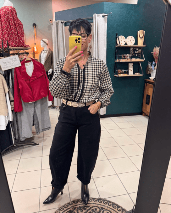 Pantalon noir BAREL