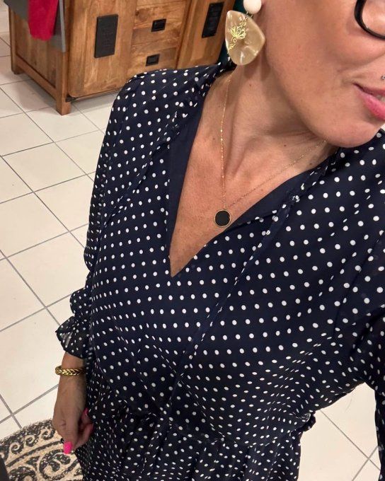 Robe JUSTINE bleu marine