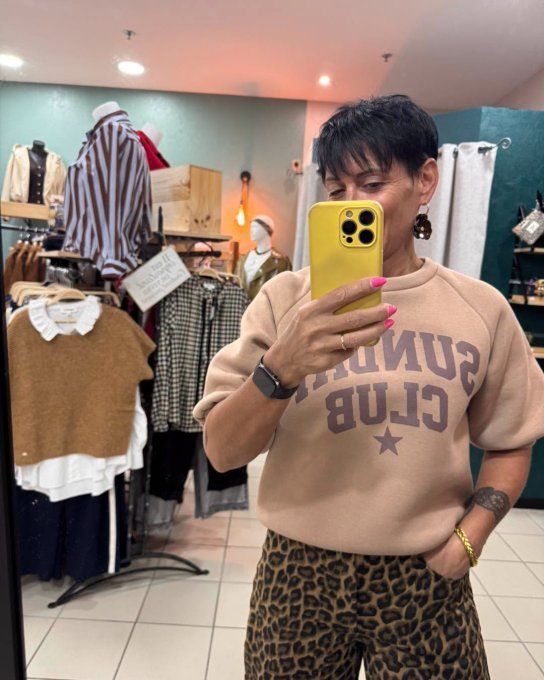 Sweat TAUPE (SUNDAY CLUB)
