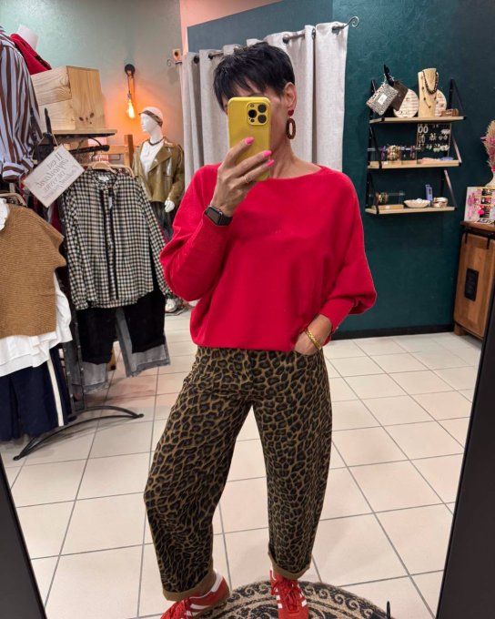 Pull Samia rouge