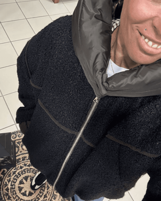 blouson LUC beige clair