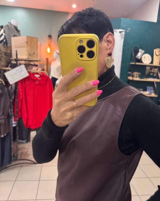 Robe MALIKA bordeaux chocolaté