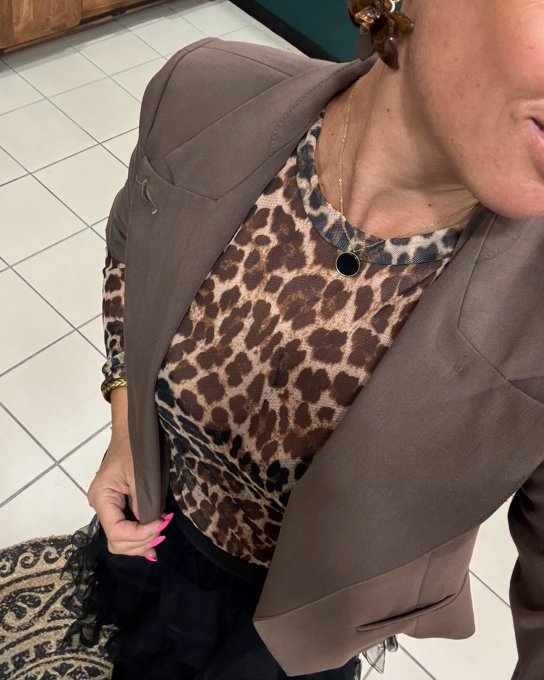 Veste LÉONE Chocolat