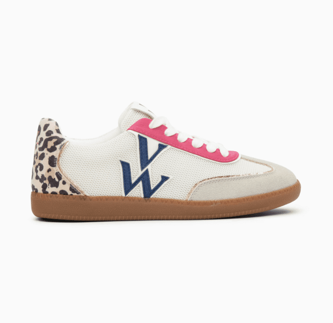 Baskets monogramme Charlize multicolores à semelle rétro