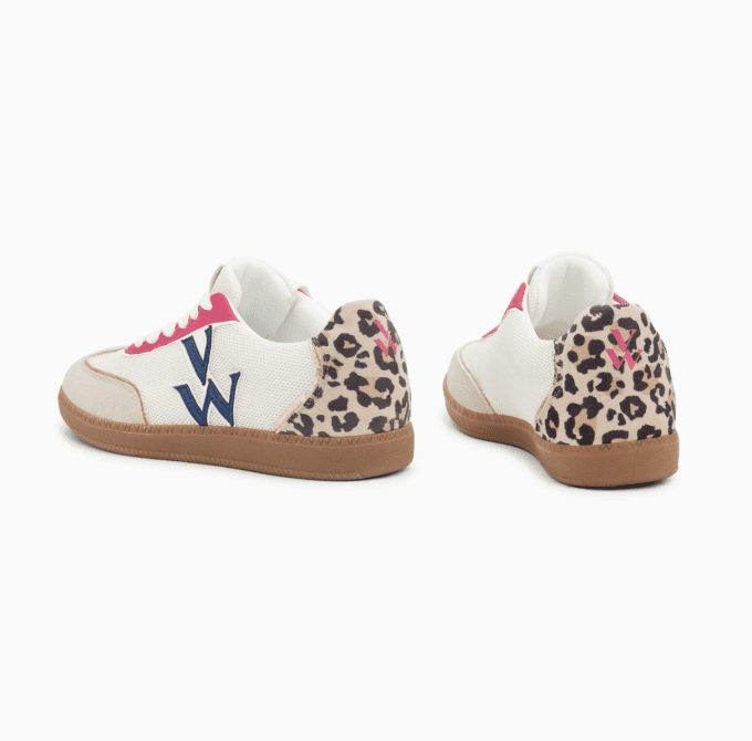 Baskets monogramme Charlize multicolores à semelle rétro