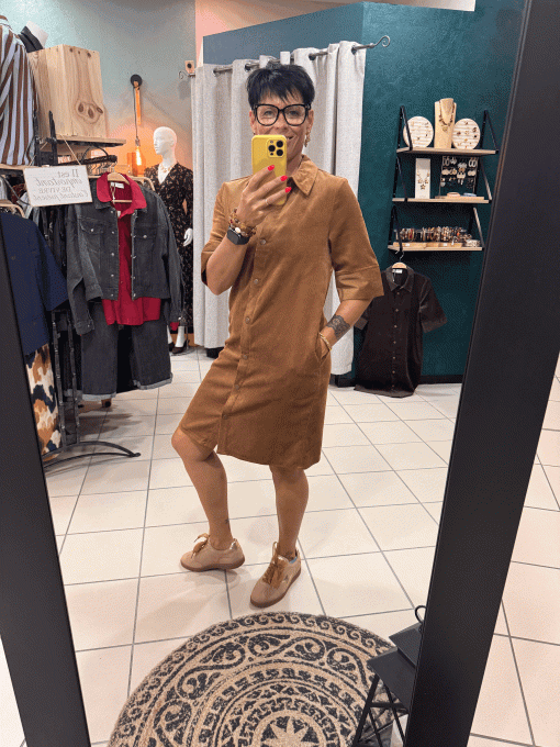 Robe Stéphanie Camel