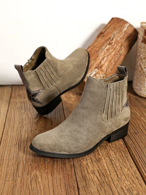 Boots tiag kaki Dorothée