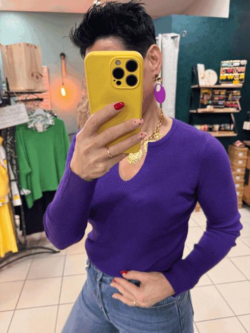 Pull chaussette Violine