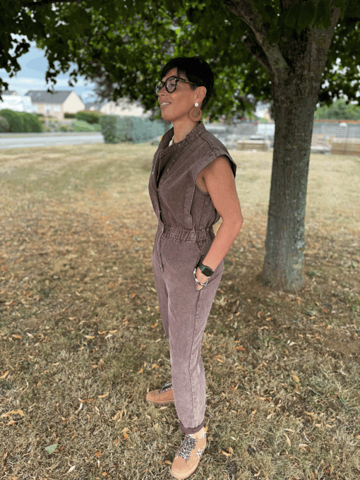Combinaison Astrid chocolat