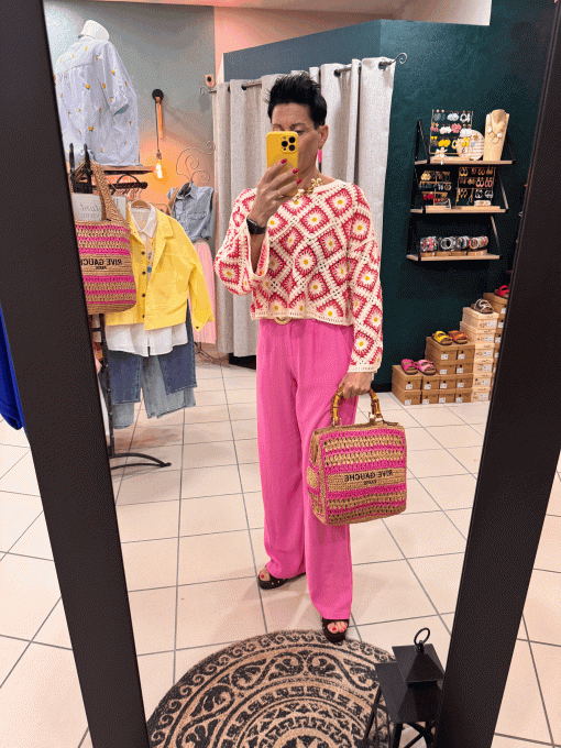 Pantalon LOUIS Fuschia