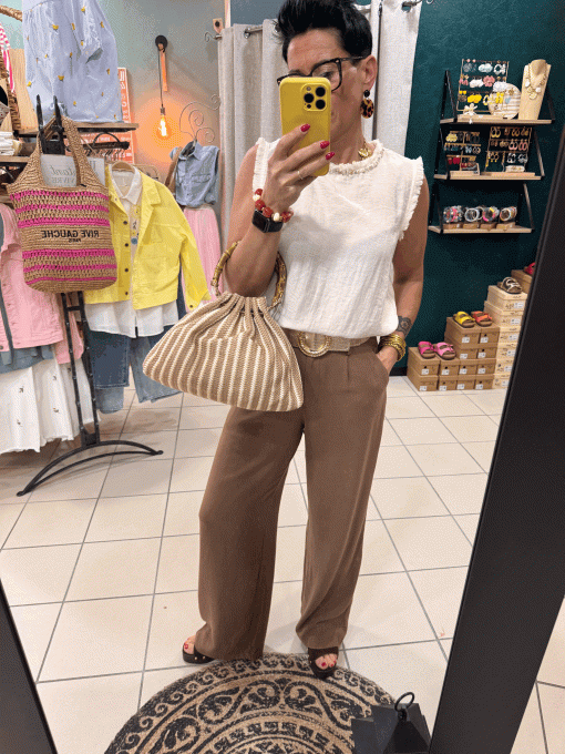 Pantalon LOUIS Choco