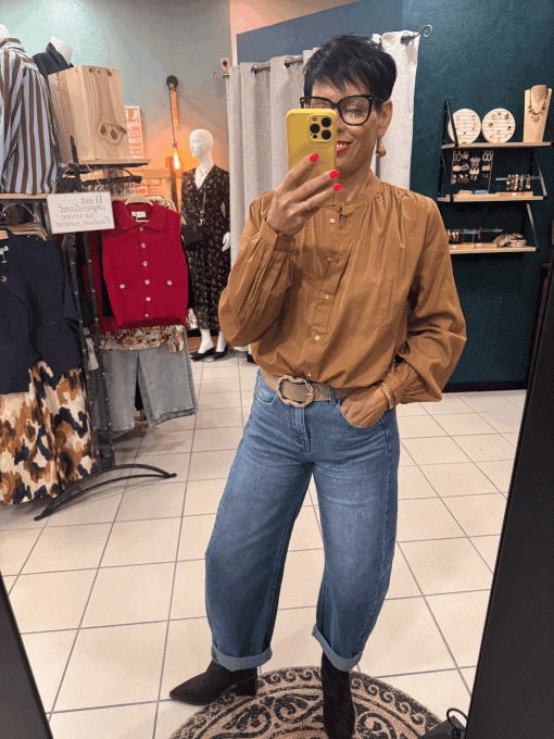 Chemise NATHALIE café