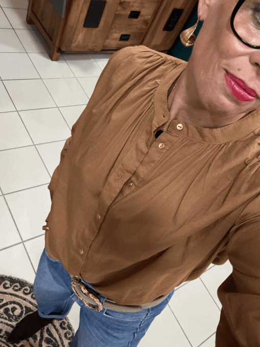Chemise NATHALIE café