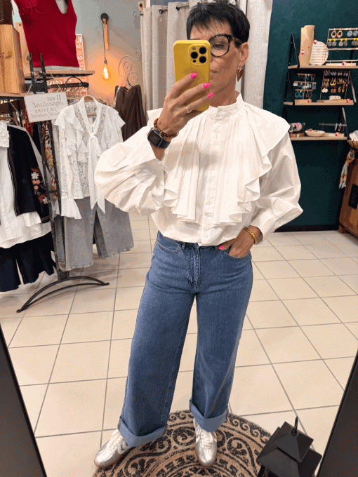 Jeans High Waist Stone
