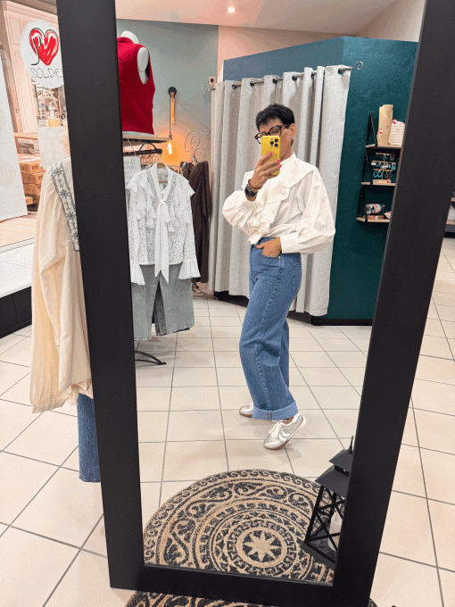 Jeans High Waist Stone