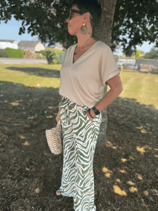 Pantalon Zébré