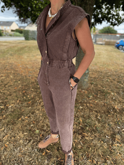 Combinaison Astrid chocolat