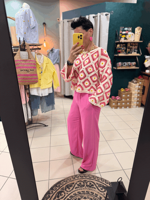 Pantalon LOUIS Fuschia