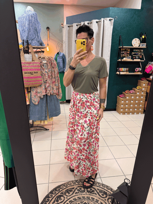 Tee shirt basic kaki