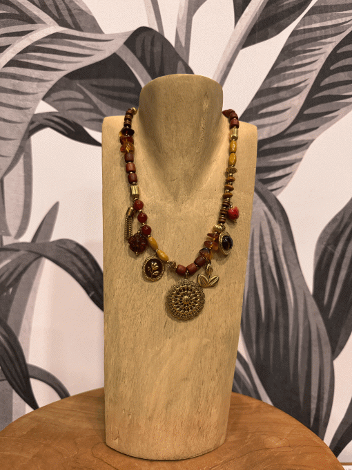 Collier BOIS fantaisie