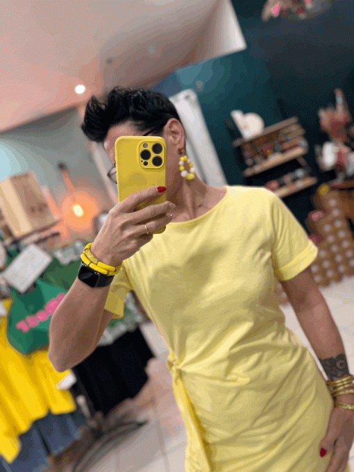 Robe Tee-Shirt Yellow