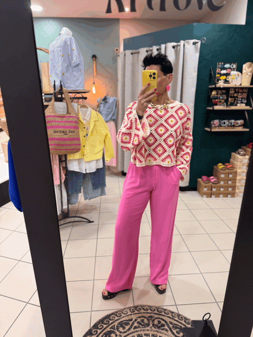 Pantalon LOUIS Fuschia